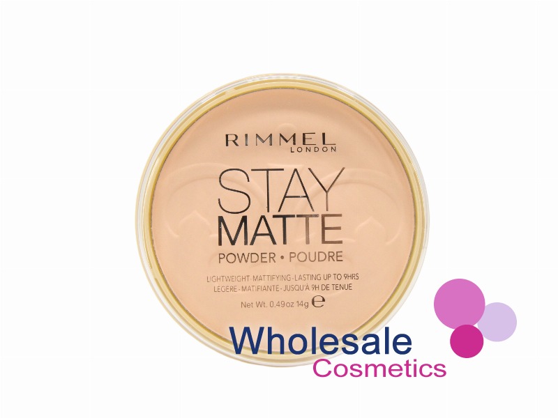 6 x Rimmel Stay Matte Pressed Powder Foundation - 002 PINK BLOSSOM